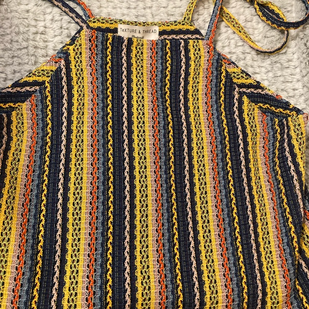 Madewell tie shoulder tank size Medium - Picture 2 of 7